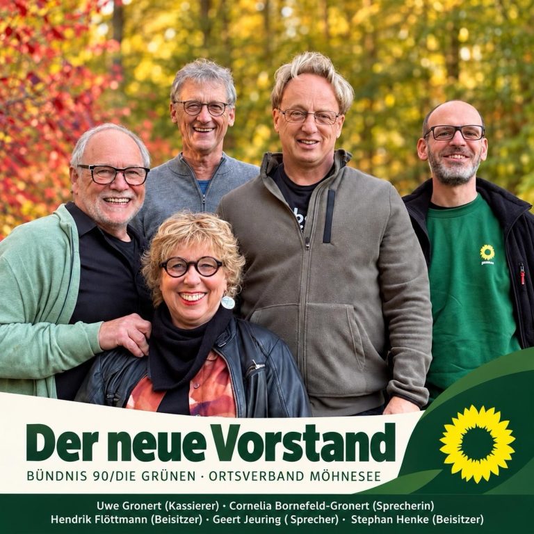 Grüne Möhnesee wählen neuen Vorstand